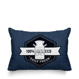 Macdonald Typography Reversible Indoor/Outdoor Rectangular Pillow