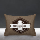 Macdonald Typography Reversible Indoor/Outdoor Rectangular Pillow