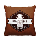Macdonald Typography Reversible Indoor/Outdoor Square Pillow