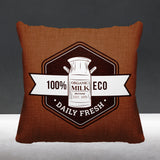 Macdonald Typography Reversible Indoor/Outdoor Square Pillow