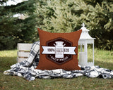 Macdonald Typography Reversible Indoor/Outdoor Square Pillow