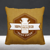 Macdonald Typography Reversible Indoor/Outdoor Square Pillow