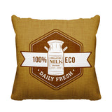 Macdonald Typography Reversible Indoor/Outdoor Square Pillow