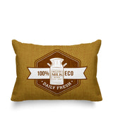 Macdonald Typography Reversible Indoor/Outdoor Rectangular Pillow