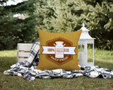 Macdonald Typography Reversible Indoor/Outdoor Square Pillow