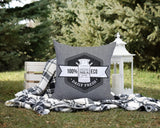 Macdonald Typography Reversible Indoor/Outdoor Square Pillow