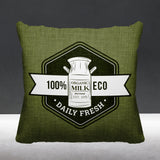 Macdonald Typography Reversible Indoor/Outdoor Square Pillow
