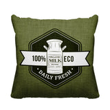 Macdonald Typography Reversible Indoor/Outdoor Square Pillow