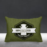 Macdonald Typography Reversible Indoor/Outdoor Rectangular Pillow