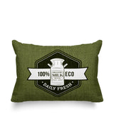 Macdonald Typography Reversible Indoor/Outdoor Rectangular Pillow