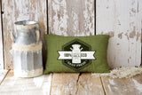 Macdonald Typography Reversible Indoor/Outdoor Rectangular Pillow
