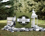 Macdonald Typography Reversible Indoor/Outdoor Square Pillow