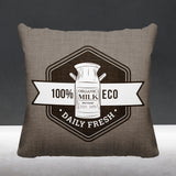 Macdonald Typography Reversible Indoor/Outdoor Square Pillow