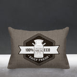 Macdonald Typography Reversible Indoor/Outdoor Rectangular Pillow