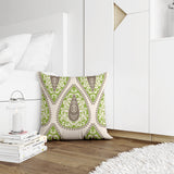 Magnolia Square Indoor/Outdoor Throw Pillow