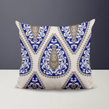 Magnolia Square Indoor/Outdoor Throw Pillow