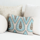 Magnolia Paisley Reversible Indoor/Outdoor Rectangular Pillow