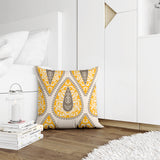 Magnolia Square Indoor/Outdoor Throw Pillow