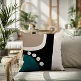 Maha Abstract Reversible Indoor/Outdoor Square Pillow