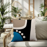 Maha Abstract Reversible Indoor/Outdoor Square Pillow