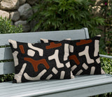 Mai 2 Sets Lumbar Indoor/Outdoor Reversible Indoor Pillow