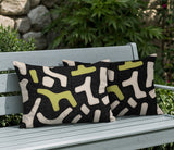 Mai 2 Sets Lumbar Indoor/Outdoor Reversible Indoor Pillow