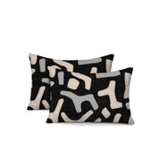 Mai 2 Sets Lumbar Indoor/Outdoor Reversible Indoor Pillow
