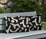 Mai 2 Sets Lumbar Indoor/Outdoor Reversible Indoor Pillow