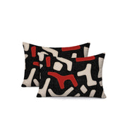 Mai 2 Sets Lumbar Indoor/Outdoor Reversible Indoor Pillow