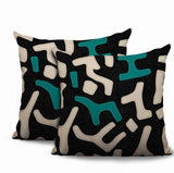 Mai 2 Sets Indoor/Outdoor Reversible Indoor Square Pillow