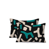 Mai 2 Sets Lumbar Indoor/Outdoor Reversible Indoor Pillow