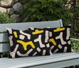 Mai 2 Sets Lumbar Indoor/Outdoor Reversible Indoor Pillow