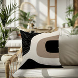 Maida Abstract Reversible Indoor/Outdoor Square Pillow