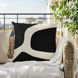 Maida Abstract Reversible Indoor/Outdoor Square Pillow