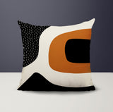 Maida Abstract Reversible Indoor/Outdoor Square Pillow
