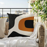 Maida Abstract Reversible Indoor/Outdoor Square Pillow