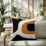 Maida Abstract Reversible Indoor/Outdoor Square Pillow