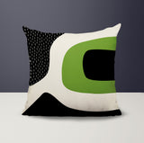 Maida Abstract Reversible Indoor/Outdoor Square Pillow