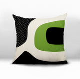 Maida Abstract Reversible Indoor/Outdoor Square Pillow