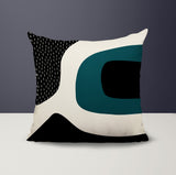 Maida Abstract Reversible Indoor/Outdoor Square Pillow
