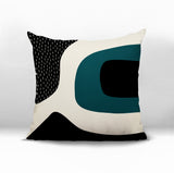 Maida Abstract Reversible Indoor/Outdoor Square Pillow