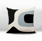 Maida Abstract Reversible Indoor/Outdoor Square Pillow