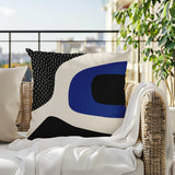 Maida Abstract Reversible Indoor/Outdoor Square Pillow