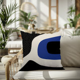Maida Abstract Reversible Indoor/Outdoor Square Pillow