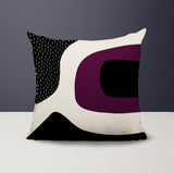 Maida Abstract Reversible Indoor/Outdoor Square Pillow