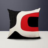 Maida Abstract Reversible Indoor/Outdoor Square Pillow