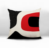 Maida Abstract Reversible Indoor/Outdoor Square Pillow
