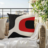 Maida Abstract Reversible Indoor/Outdoor Square Pillow