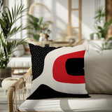 Maida Abstract Reversible Indoor/Outdoor Square Pillow