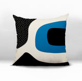 Maida Abstract Reversible Indoor/Outdoor Square Pillow